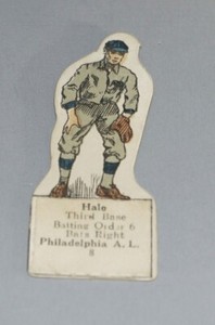 1921-1930 Major League Baseball Die-Cuts Sammy Hale Philadelphia Athletics