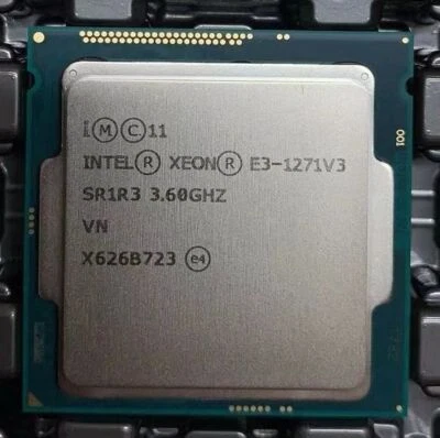 Intel Xeon E3-1271 V3 SR1R3 LGA-1150 CPU Processor 3.60 - 4.00GHz 4-Core 8MB 80W - Image 1 of 4
