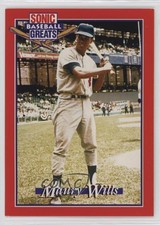 1995 MLB Players Alumni Sonic/Pepsi Baseball Greats Maury Wills