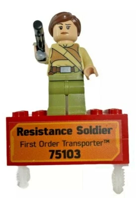 Lego Tienda Exhibición Figura Soldado Resistencia Star Wars Minifigura Desde 75103 Foto 1 de 3