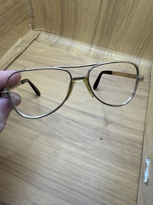 男式复古 Artcraft #130 飞行员风格眼镜框仅限 — 第 1/4 张图片
