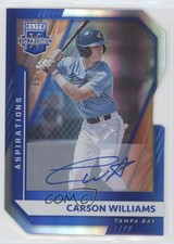 2021 Elite Extra Edition Aspirations Signatures Die-Cut /81 Carson Williams Auto
