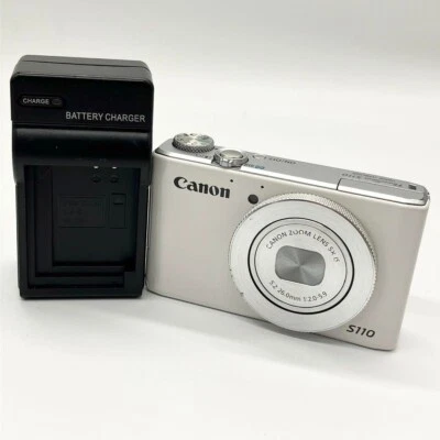 Canon Digital Camera PowerShot S110 12.1MP F2.0 Optical 5x Zoom Silver Japan - Image 1 of 4
