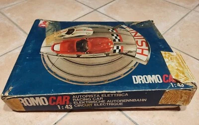 49443 PISTA SLOT CAR Polistil 1/43 Ref. 704DN - Autopista elettrica Dromo - Immagine 1 di 4