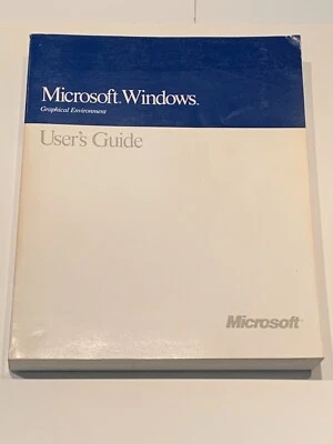 Microsoft Windows Users Guide for the Windows Graphical Environment Version 3.0 - Image 1 of 4