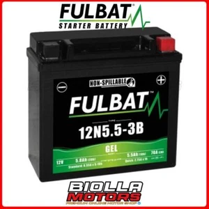12N5.5-3B BATTERIA FULBAT A GEL LAVERDA 125LB 125 12N5.5-3B - Foto 1 di 5