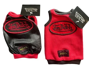VON Dutch Perro Ropa de Primavera Mascota Cachorro Disfraz Perro Gato Ropa Deportiva 2 PS JUEGO - Imagen 1 de 3