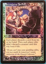 Strongarm Tactics FOIL Onslaught NM Black Rare MAGIC CARD (ID# 224001) ABUGames