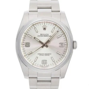 ROLEX Oyster Perpetual 36 116000 Silver369 Warranty 2015 Box/Paper - Picture 1 of 24