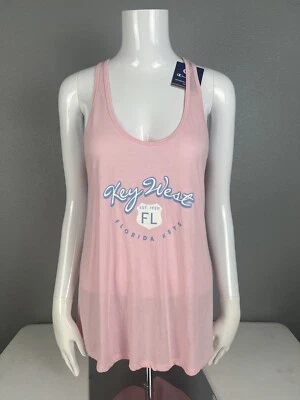 CHAMPION Women’s Tank Top Size Medium ( Key West Florida ) Pink NWT - Image 1 of 4