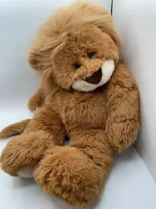 Commonwealth Large Floppy Lion Plush 28" 1993 Weighted Heavy Sitting Tan Brown - Picture 1 of 8