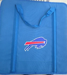 Buffalo Bills Football Blue Folding Portable Stadium Seat Cover~New - Picture 1 of 3