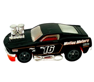 Hot Wheels ~ 2002 ~ Mattel Diecast Car '68 Mustang Black ~ DTX47~  Matias Motors - Picture 1 of 8