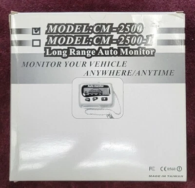 Crimestopper CM-2500 Pager Add-On Kit for 12 volt Vehicle Security Systems - Image 1 of 2