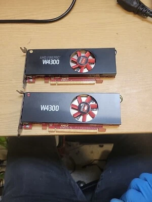 HP AMD FirePro W4300 4GB SFF Low Profile Workstation Quad Monitor Graphics Card  - Image 1 of 4