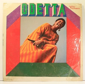 Odetta Self Titled Verrve Folkways LP 1967 [MGM FTS-3014] DJ Copy Open Shrink - Picture 1 of 5