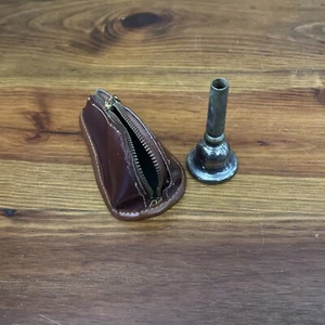 Boquilla profesional vintage muy antigua con estuche marrón - Imagen 1 de 18