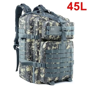 45L Modern Military Tactical Army Rucksacks Molle Backpack,Trekking Hunting Bag - Picture 1 of 14