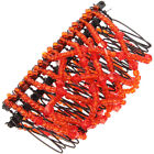  Beads Comb Beads Comb Steel Wire Headwear for Women Girls (Red, Blue, Black,