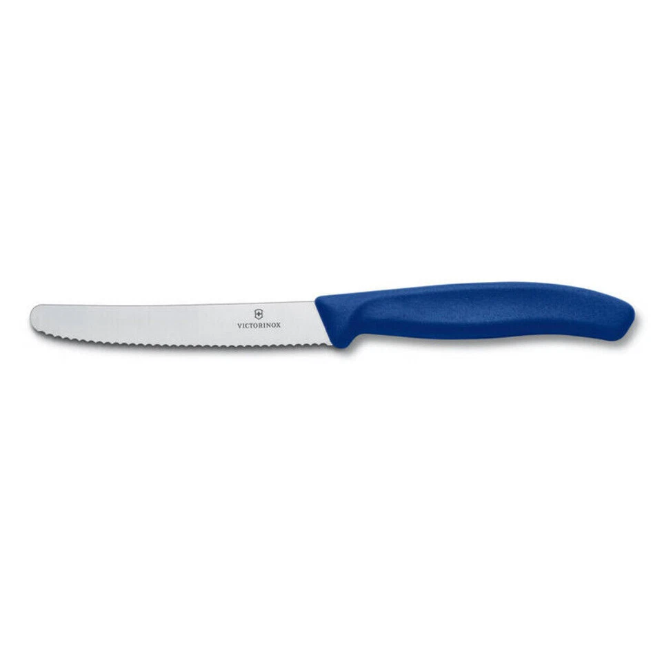 Victorinox 6.7832 Swiss Classic 11cm Edelstahl Tomatenmesser - Blau