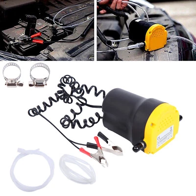 12V 60W Oil Change Pump Extractor, Oil/Diesel Fluid Pump Transfer Suction Pump - image 1 of 4