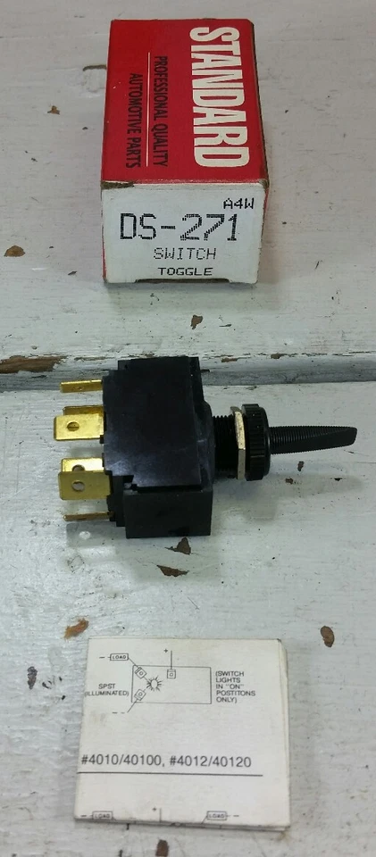 Standard Motor Products DS271 Toggle Switch Vintage Vtg - Image 1 of 1