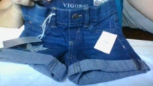 Vigoss NWT Shorts Super Soft & Stretchy Size 5 The Chelsea Cuff Leg PullOn Denim - Picture 1 of 14