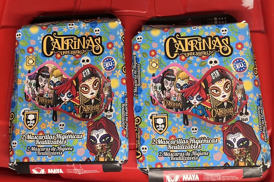 Catrinas Underworld Face Masks Two Sets - Image 1 of 1