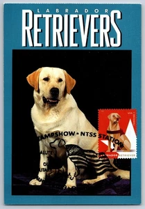 #5406 Military Working Dogs Labrador Retriever FDC Maxi Card w/Pictorial Cancel - Picture 1 of 2