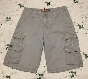 MEN Sz 30 LEE DUNGAREES TAN KHAKI CASUAL WORKWEAR HIKING CARGO SHORTS 31" WAIST - Picture 1 of 6