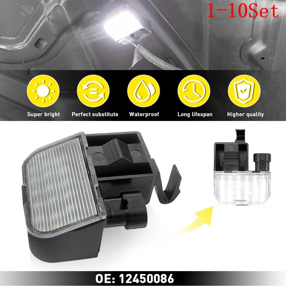 White LED Under Hood Lamp For Chevy Trailblazer Silverado Suburban Tahoe 1-10Set - Image 1 of 4