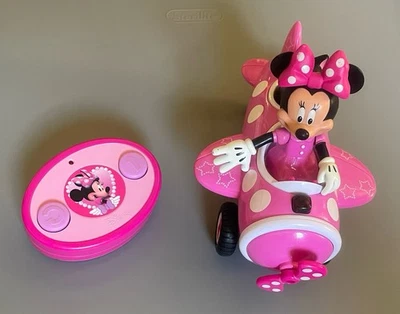 Minnie Mouse Remote Control Plane Wireless Battery Powered Tested Working  - Image 1 of 4