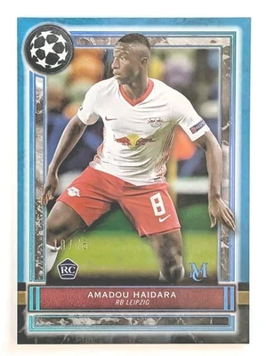 2020-21 AMADOU HAIDARA Topps Museum Collection UCL #53 RC Sapphire 10/75  - Image 1 of 3