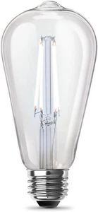 Feit Electric ST19 E26 (Medium) Filament LED 2 Count (Pack of 1), Soft White  - Picture 1 of 3