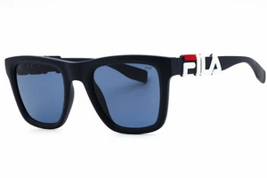 FILA SF9416 0C03 Sunglasses Matte Blue Frame Blue Lenses 51mm - Picture 1 of 4