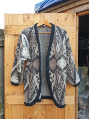 Vintage Wool Blend Women's Jacques Vert Cardigan Open Front Size GB2 Very Warm - Image 1 of 4