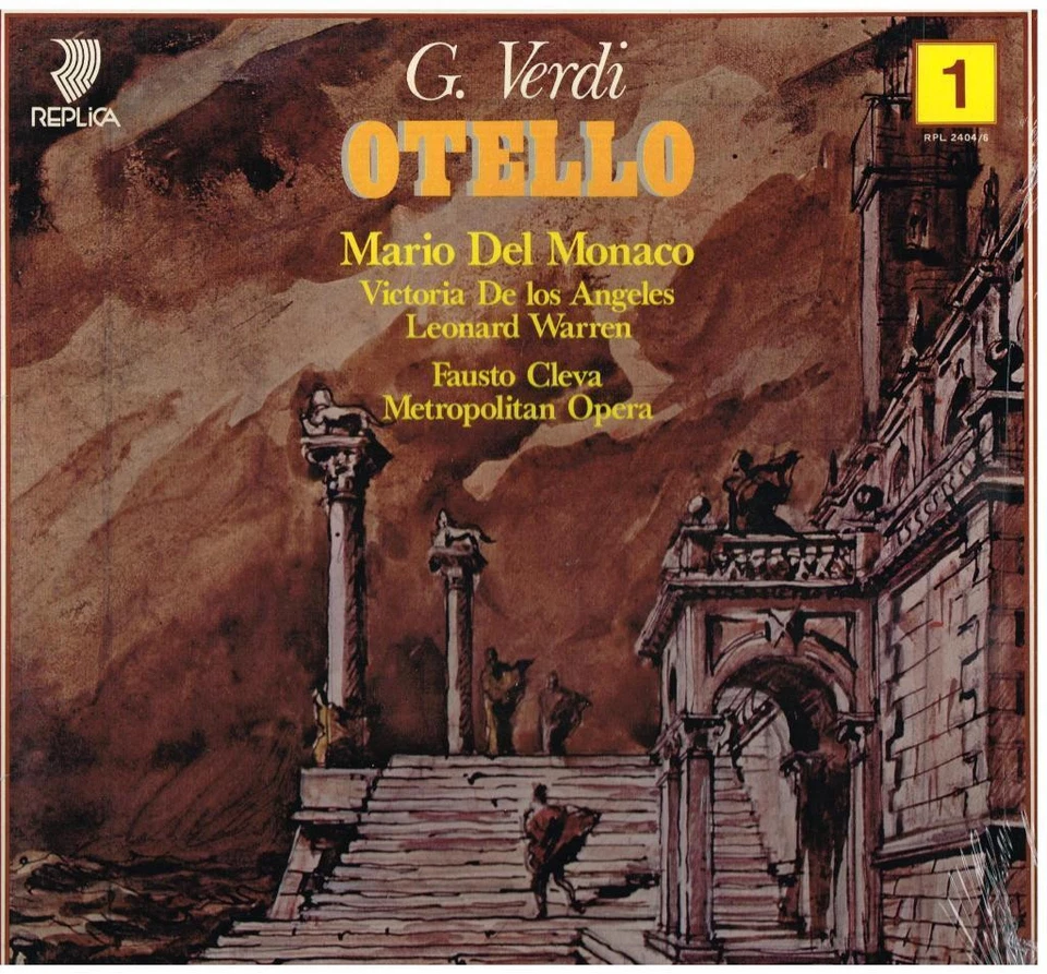Verts : Otello/Cleva, Del Monaco, De Los Angeles New York 8/3/1958 - LP - Photo 1/1