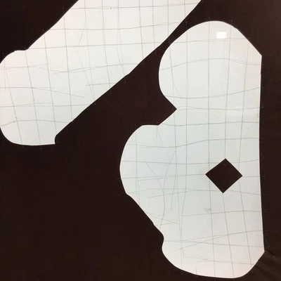 Antigua plantilla kimono katagami japonesa diseño catazoma atado con pelo C789 Foto 1 de 4