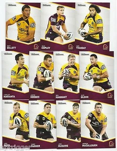 2014 NRL Traders BRISBANE BRONCOS Base Team Set - Picture 1 of 1