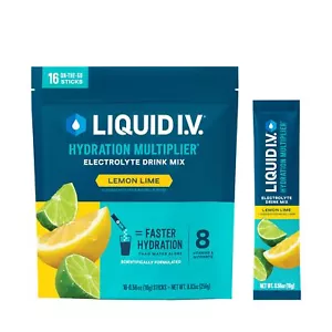 192 Stöcke Liquid I.V. Hydratationsmultiplikator - Zitronenlimette - Hydratationspulver - Bild 1 von 8