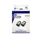 2X Ink Cartridges For Canon Mp 235 240 250 252 260 270 280 282 480 495 499 Pg512