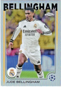 2024-25 Topps Chrome UEFA Club Competitions Jude Bellingham #22 Refractor - Picture 1 of 2