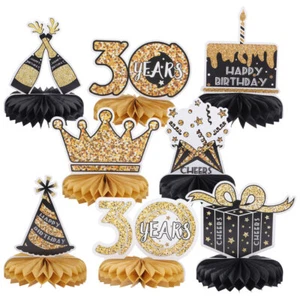 8 Pcs Honeycomb Ball Decoration Man Centerpiece Table Decorations Party - Picture 1 of 12
