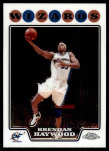 2008-09 Topps Chrome Brendan Haywood Basketball Cards #162