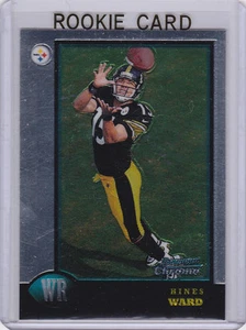 HINES WARD ROOKIE CARD 1998 Bowman Chrome Pittsburgh Steelers FOOTBALL RC - Picture 1 of 2