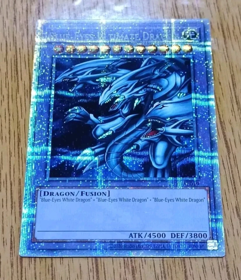 Yugioh Asian English Blue Eyes Ultimate Dragon ES01-AE019 QCSE Original - Image 1 of 1