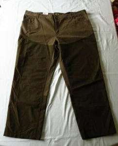 Mens Cabelas Roughn Upland Jeans Night Brown 46 x 32 NEW - Picture 1 of 3