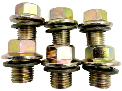 6pc 14mm-12X1.25 Oil Drain Plug 77-38X (90341-12012) for Toyota RAV4 2004-2021 — 第 1/2 张图片