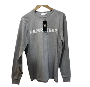 Paper Tiger - Size UK Medium - Cotton Grey Jumper - Liverpool Shop - Rare Find - Picture 1 of 12