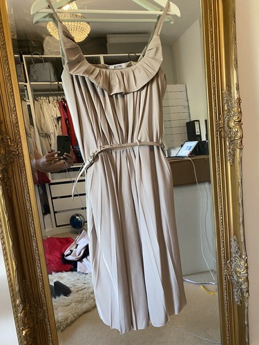 Moschino Cheap And Chic Pleated Summer Dress Size 40